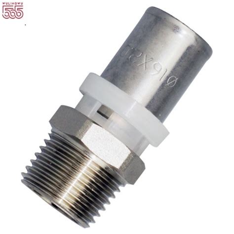 Cw617 Brass Slide Fittings Multilayer Pex Pipe Fitting Thread Elbows