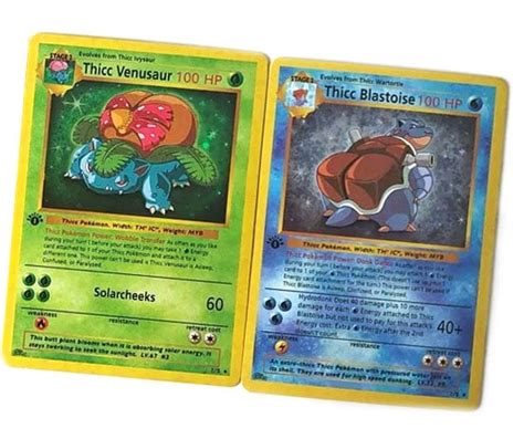 Thicc Pokemon Cards