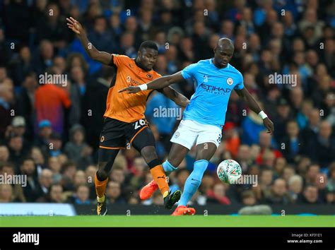 Wolverhampton Wanderers Bright Enobakhare Left And Manchester City S