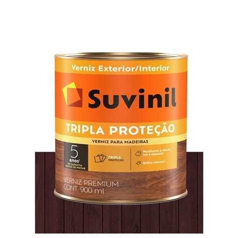 Suvinil Verniz Triplo Filtro Solar Brilhante Mogno Ml Submarino