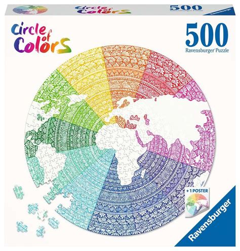 Ravensburger Ronde Legpuzzel Circle Of Colors Mandala 500