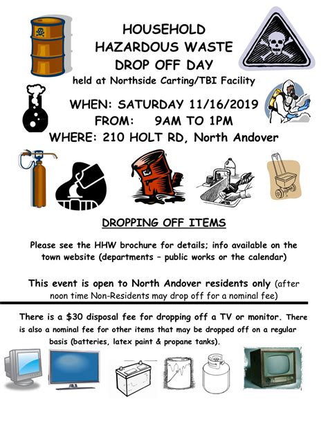 Reminder Household Hazardous Waste Day Is Tomorrow Saturday November