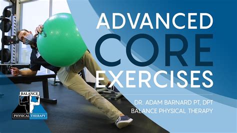 Advanced Core Exercises Balance Physical Therapy Youtube