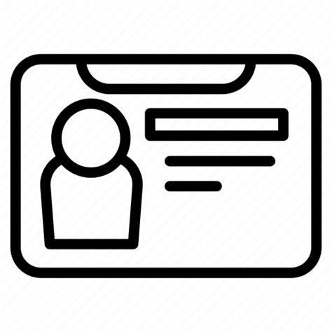 Card Id Card Identity Badge Id Profile Icon Download On Iconfinder