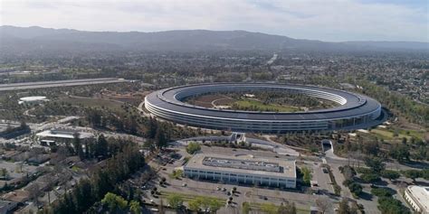 Latest Apple Park drone footage shows completed outdoor sports courts, bicycles & more