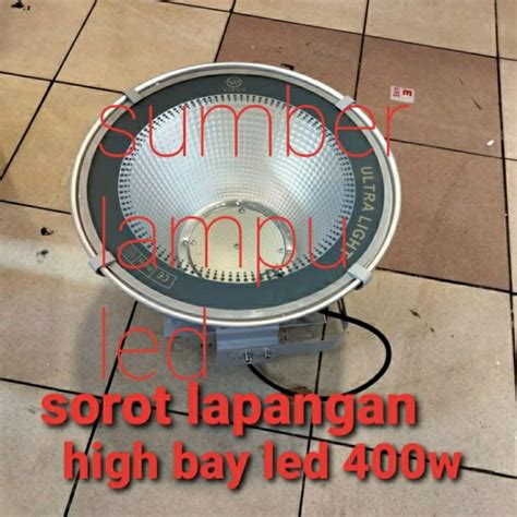 Jual Promo Lampu Tembak Lapangan Watt W Sorot Gedung High Bay