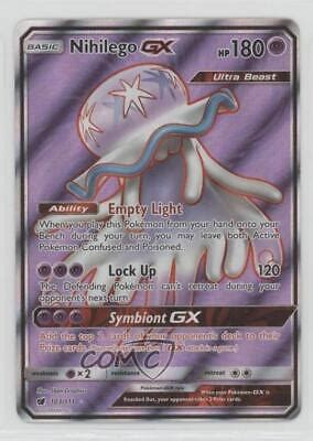 2017 Pokémon Sun Moon Crimson Invasion Nihilego GX Ultra Rare 103