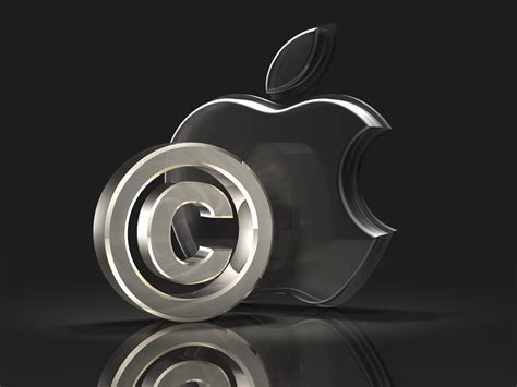 Apple Logo and Copyright Symbol – Norebbo