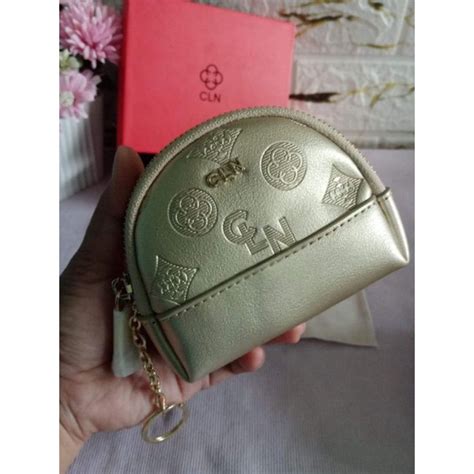 CLN Zelia Coin Purse Debossed Monogram Shopee Philippines