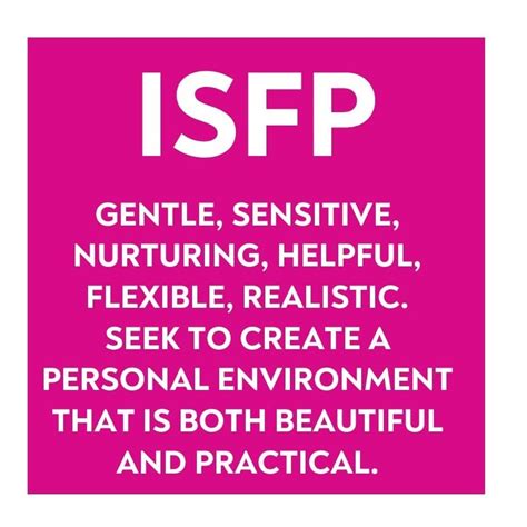 ISFP Personality Type The Adventurer