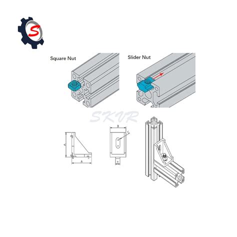 V Slot 2020 Aluminum Extrusion Anodized Extruded Aluminum For Cnc Diy 3d Printer And Industrial