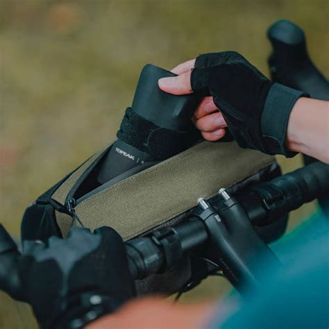 Topeak Tubular Barbag Green Handlebar Bags Bmo Bike Mailorder