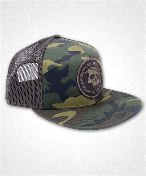 Camo Trucker Hat Brown Mesh Brown Patch Nargear® Best Wildland Fire