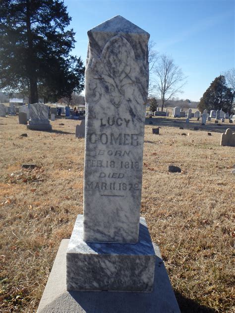 Lucy Harlin Comer 1818 1872 Find A Grave Memorial