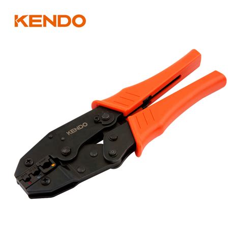 Kendo High Carbon Steel Body Insulated Terminals Crimping Pliers With