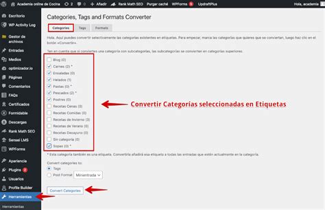 Cómo convertir categorías en etiquetas en WordPress y viceversa