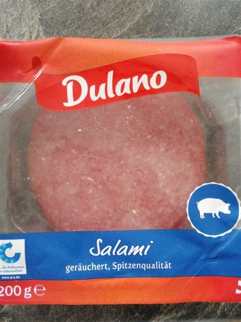 Dulano Salami geräuchert Spitzenqualität Kalorien Neue Produkte Fddb