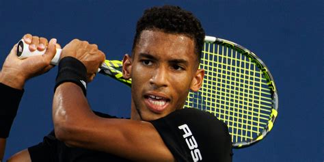 Felix Auger Aliassime At The Paris Masters