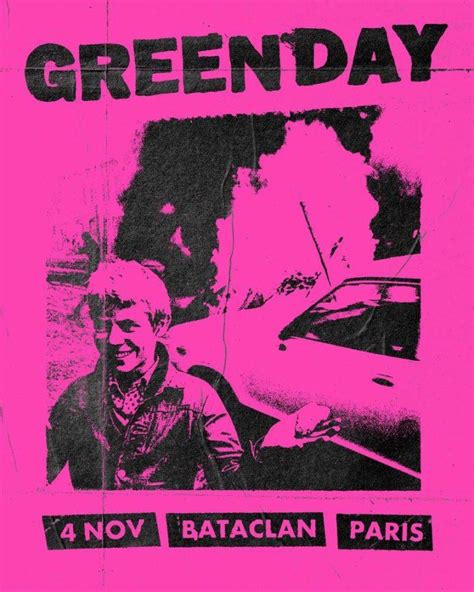 Green Day anuncian concierto sorpresa en la sala Bataclan de París