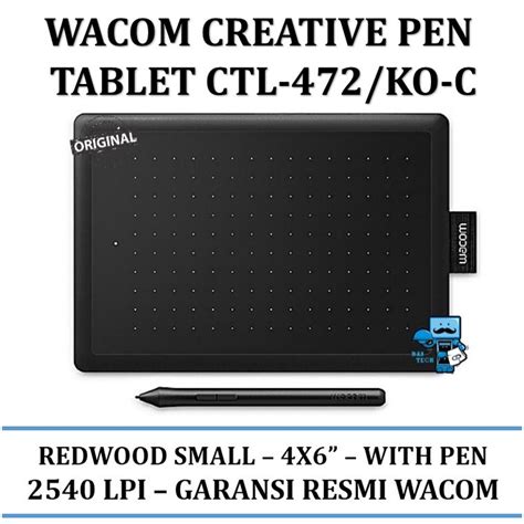 Jual Wacom Creative Pen Tablet CTL 472 One By Wacom Shopee Indonesia