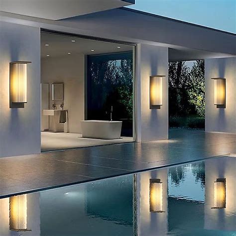 Outdoor Modern Outdoor Wall Lights Outdoor Metal Wall Light 110-120V ...