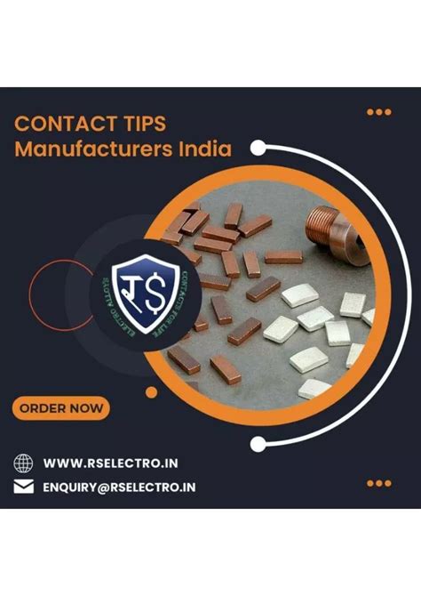 PPT CONTACT TIPS Manufacturers India Rs Electro Alloys PowerPoint