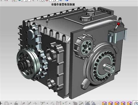 变速箱3d模型下载三维模型ug Nx模型 制造云 产品模型