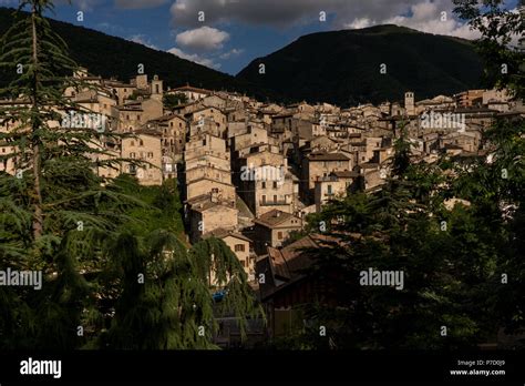 Small Towns In The Mountains Of Abruzzo Italy Stock Photo Alamy