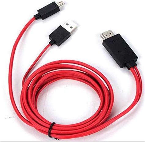 Mhl Micro Usb To Hdmi 1080p Hdtv Cable Adapter For Universal Android Phones Price In Uae