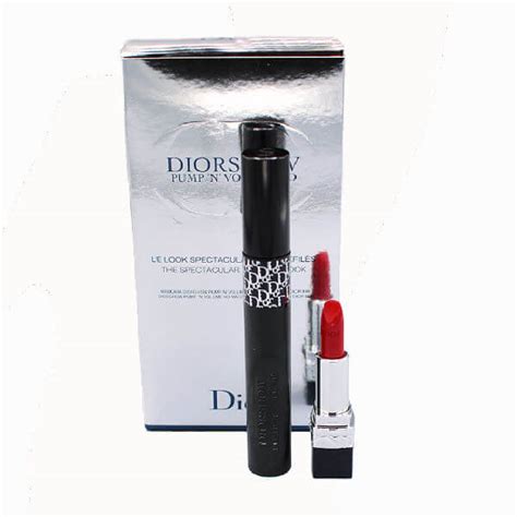 Afsheen Diorshow Pump N Volume Mascara And Lipstick Set