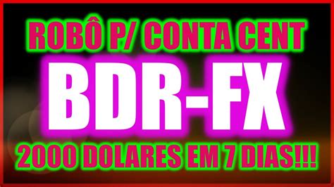 Procurando Rob Para Forex Este V Deo Para Voc Bdr Fx