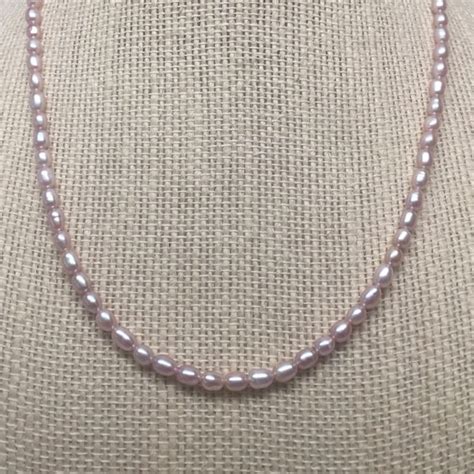 Pink Pearl Choker Etsy