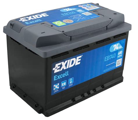Аккумулятор Exide 74Ah 680A Excell EB740 купить | Низкая цена