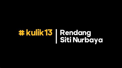 Kulik Disperindag X Rendang Siti Nurbaya Youtube