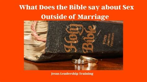 What Does The Bible Say About Sex Outside Of Marriage Sex Sexual Bible Pdf Quiz