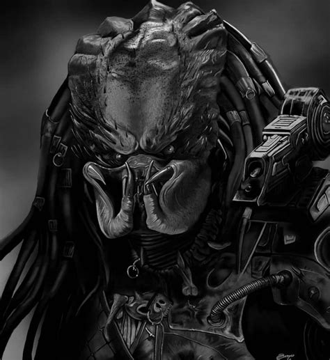 Predator face | Predator artwork, Aliens versus predator, Predator alien