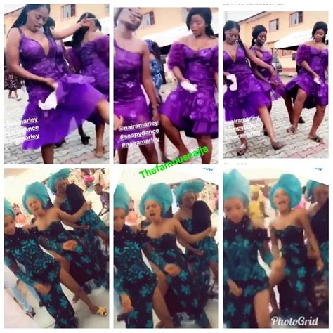 Asoebi Girls Dance 'Soapy' By Naira Marley. See Reactions (Photos ...