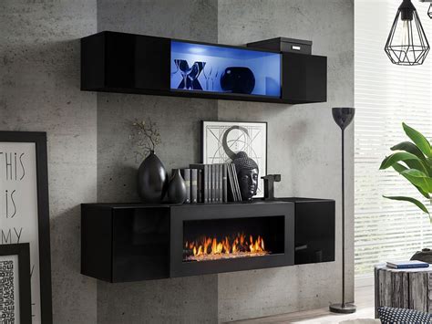 Тумба под телевизор с электрокамином (72 фото) - красивые картинки и HD ...