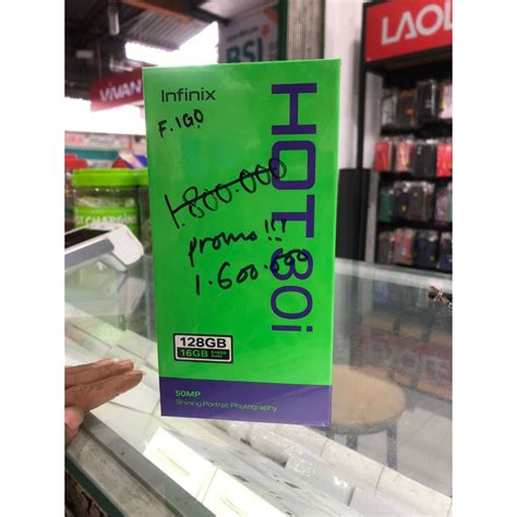 Jual Infinix Hot 30i Ram 8 128 GB Handphone Android 4G Garansi Resmi Shopee Indonesia