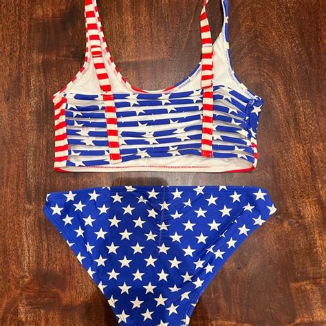 Xhilaration Swim Xhilaration American Flag Bikini Poshmark