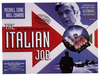 CAPER SOLVED: MICHAEL CAINE REVEALS THE ORIGINAL ENDING OF "THE ITALIAN ...