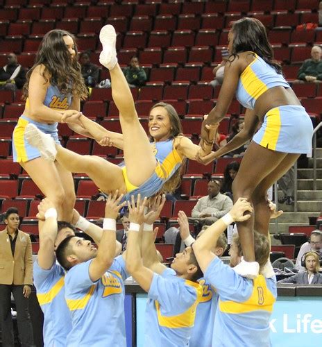 UCLA Cheerleaders Great Stunt MIKE Flickr