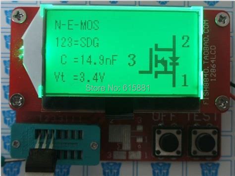Купить ЖК m328 esr метр транзистор тестера емкости диода триод mos lcr ...