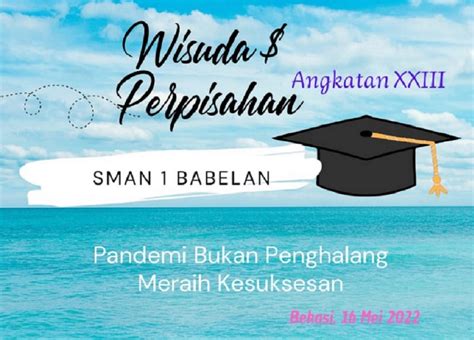 Wisuda Pelepasan Siswa Kelas XII Tahun Pembelajaran 2021 2022