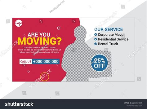 We Moving Social Media Banner Design Stock Vector (Royalty Free ...