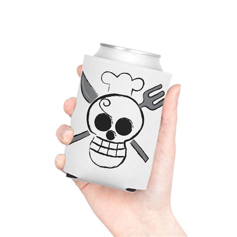 Sanji Jolly Roger One Piece esqueleto de anime Can Cooler y Etsy México