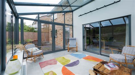 Modern Grey Aluminium Conservatory, Windows & Doors by Hazlemere