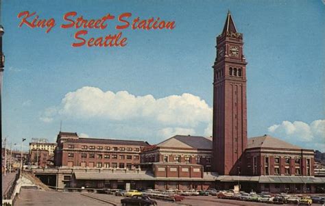 King Street Station Seattle, WA Postcard