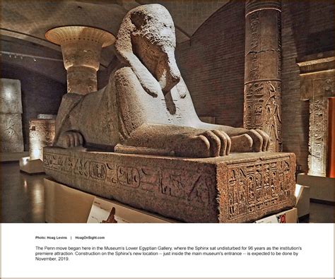 13-Tons of Penn Museum Sphinx Moved - HOAGonSight