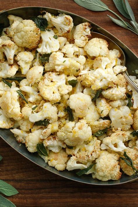 Roasted Cauliflower With Lemon Brown Butter Recipe Recipe Roasted